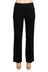 Mid-Rise Banded Waist Straight-Leg Pants | Stretch Crepe Office & Casual Style